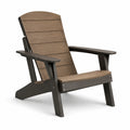 Adirondackstuhl aus Polyethylen Braun