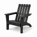 Adirondack Stuhl Eukalyptusholz Schwarz Outdoor
