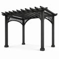 Aluminium Pergola Schwarz 300x300 cm