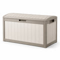 Gartenbox aus Kunststoff Beige 120x45x60cm