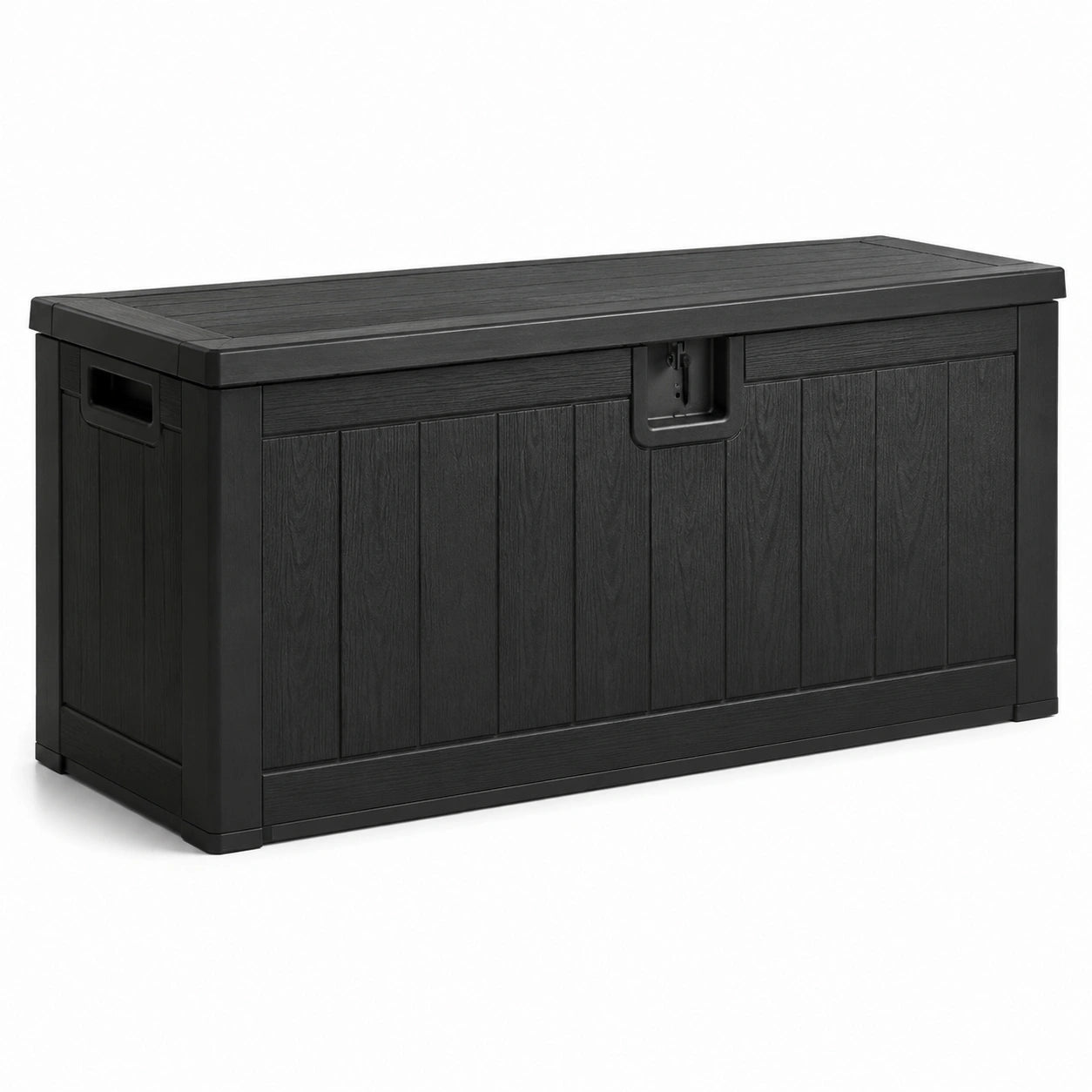 Gartenbox Kissenbox Kunststoff Schwarz 120x45x60 cm