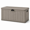 Gartenbox Kunststoff Holzoptik 117 x 45 x 57 cm