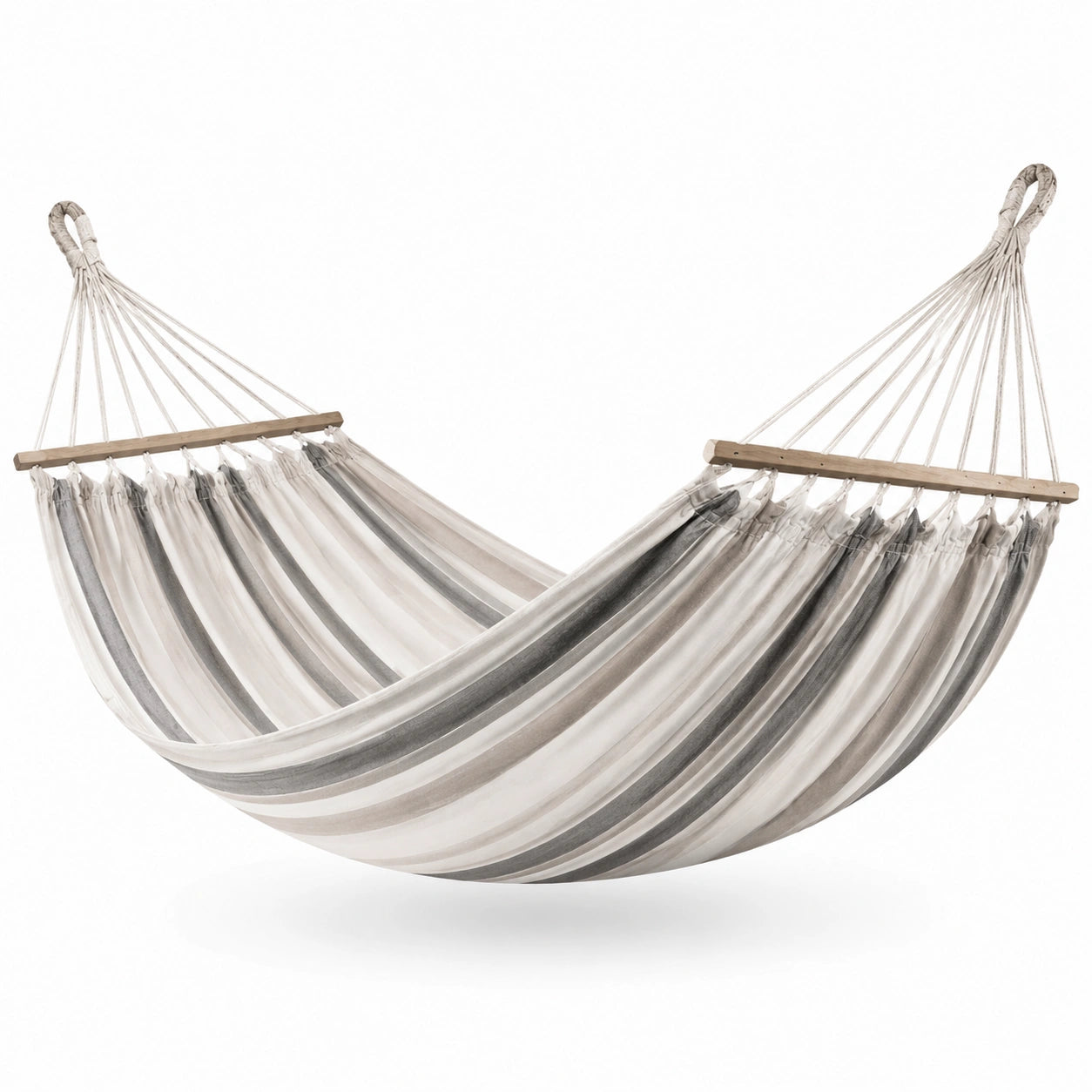 Baumwoll-Hängematte gestreift 280x120 cm – pervixa